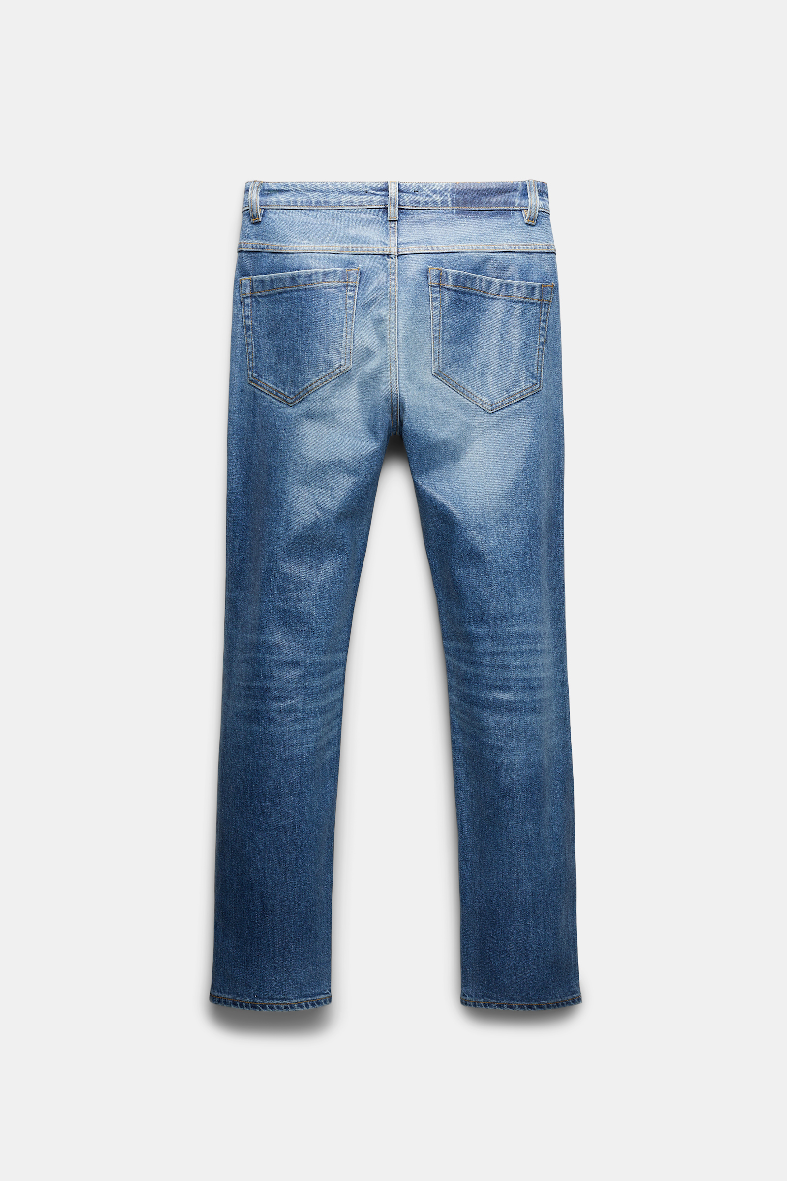 Dorothee Schumacher Straight leg jeans with under-glass effect cozy blue