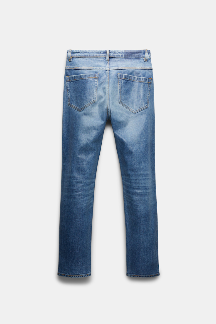 Dorothee Schumacher Straight leg jeans with under-glass effect cozy blue