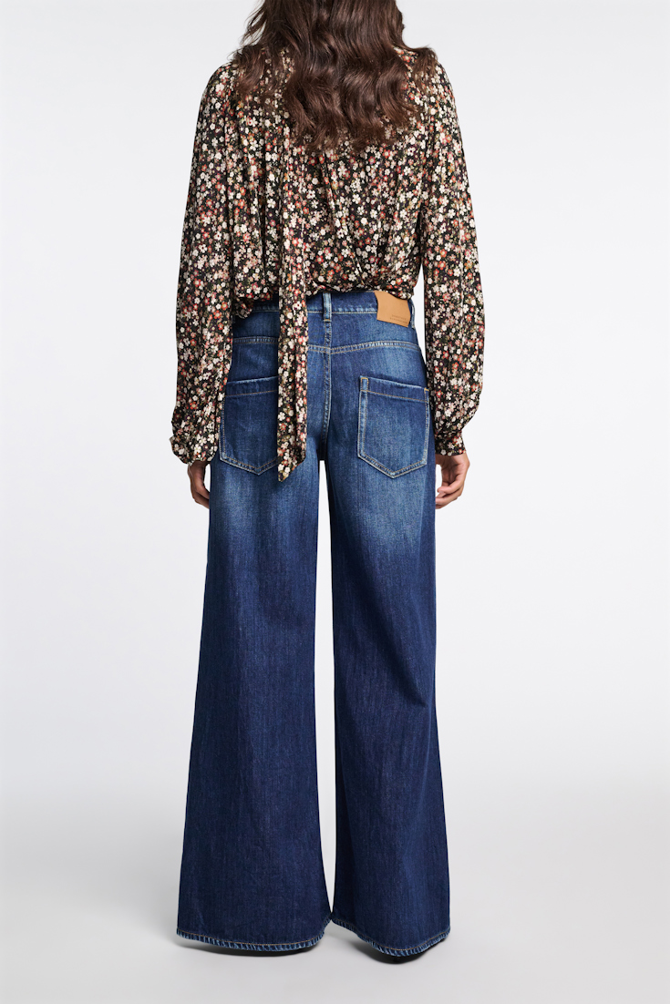 Dorothee Schumacher Wide leg jeans blue indigo