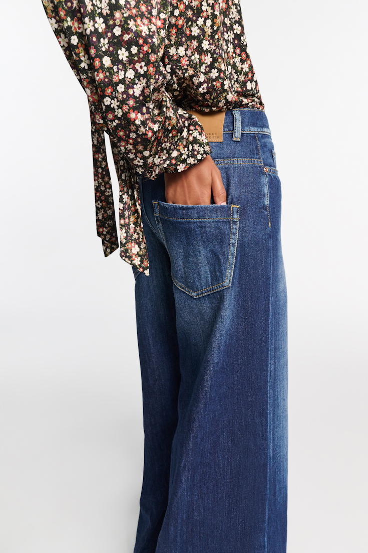 Dorothee Schumacher Wide leg jeans blue indigo