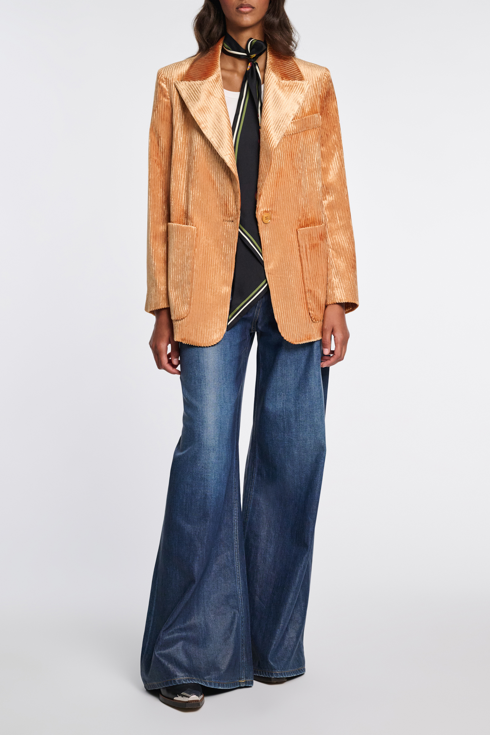 Dorothee Schumacher Blazer aus softem Cord inca gold