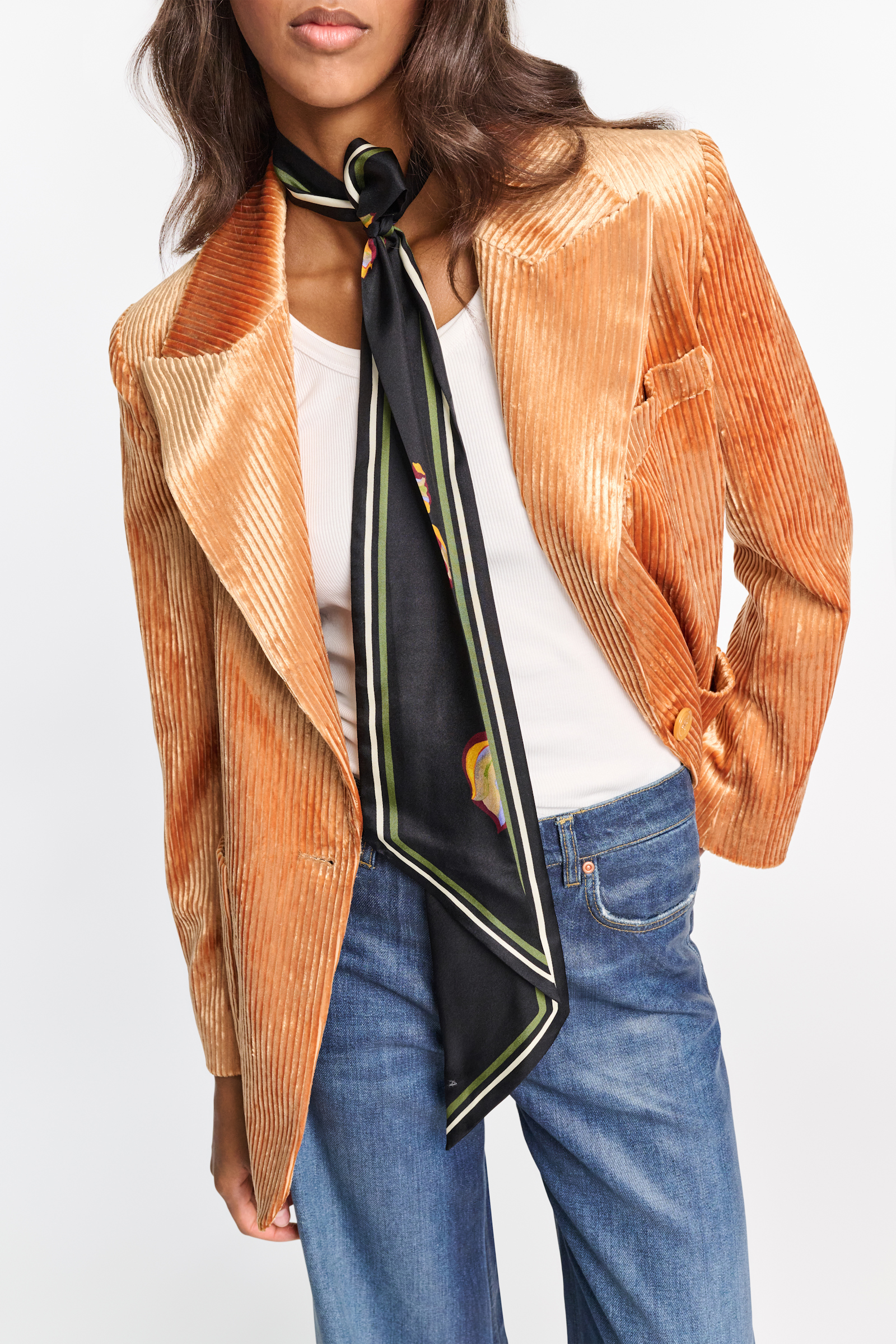 Dorothee Schumacher Corduroy blazer inca gold