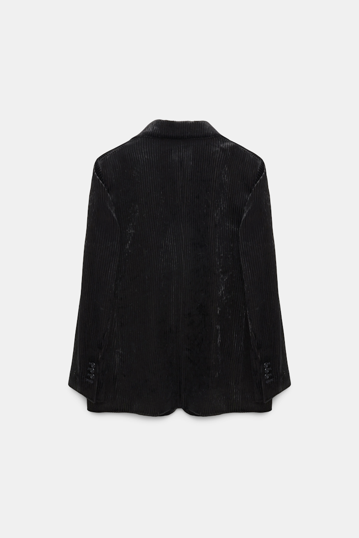 Dorothee Schumacher Blazer aus softem Cord deep black