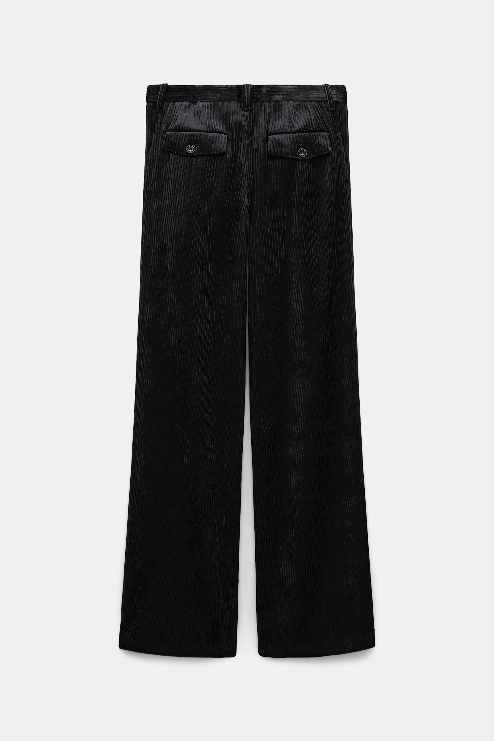 Dorothee Schumacher Wide leg pleated corduroy trousers black