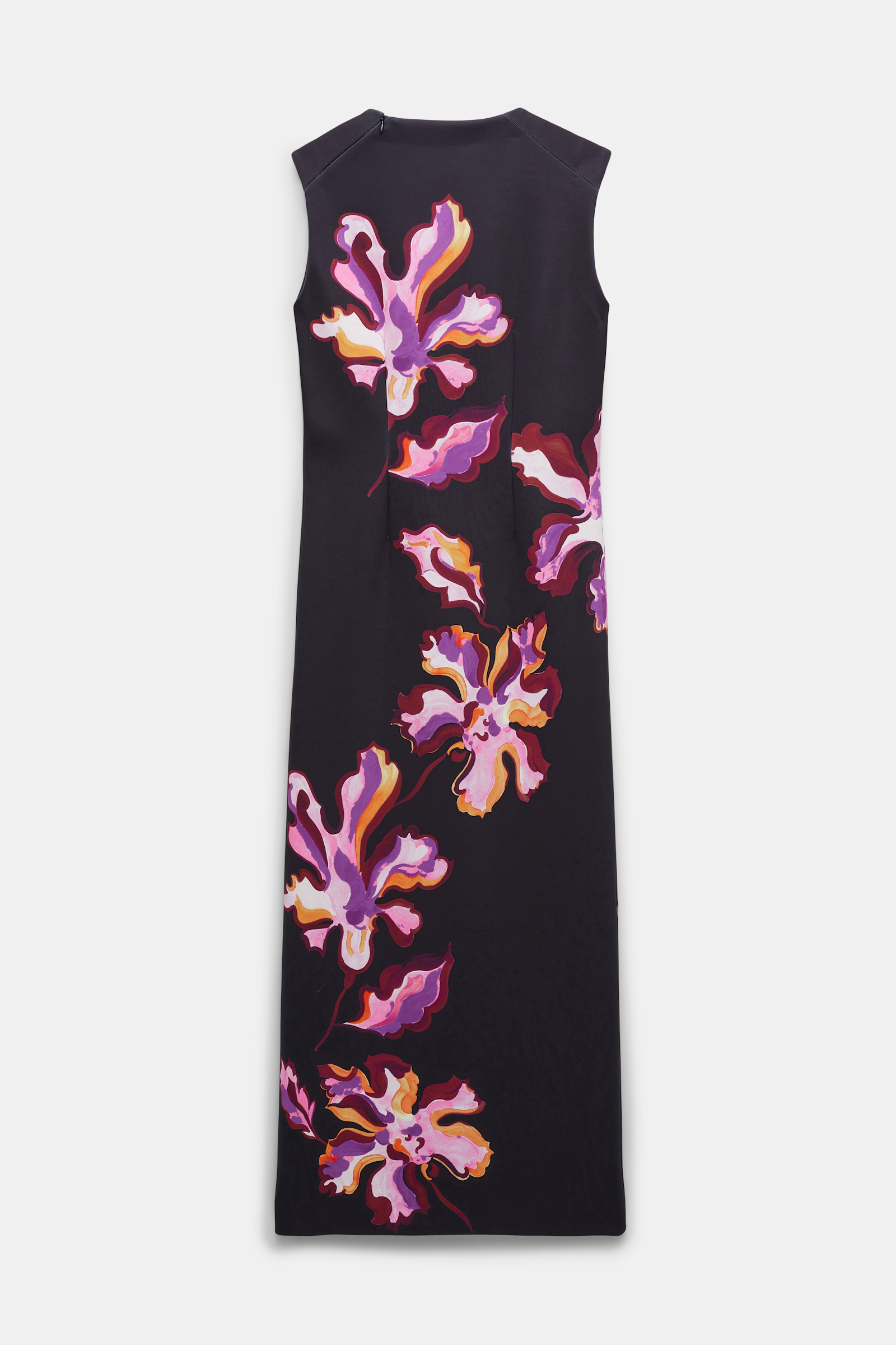 Dorothee Schumacher Bedrucktes Kleid aus Neopren flame flower black/purple