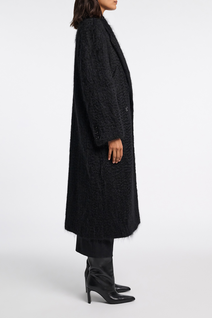 Dorothee Schumacher Classic wool-mohair coat black