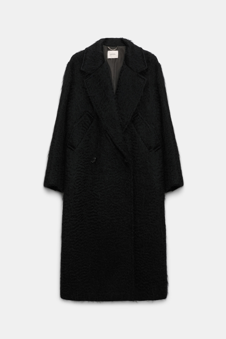 Dorothee Schumacher Classic wool-mohair coat black