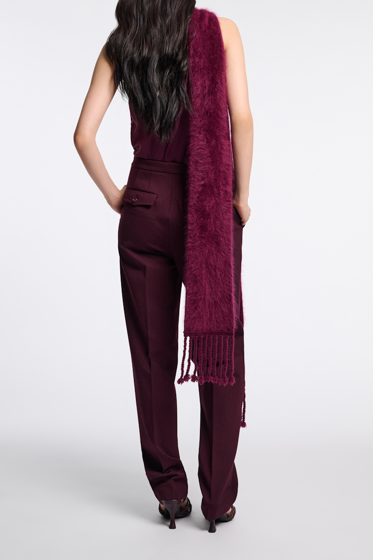 Dorothee Schumacher Casual pants in Punto Milano dark burgundy