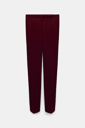 Dorothee Schumacher Casual pants in Punto Milano dark burgundy