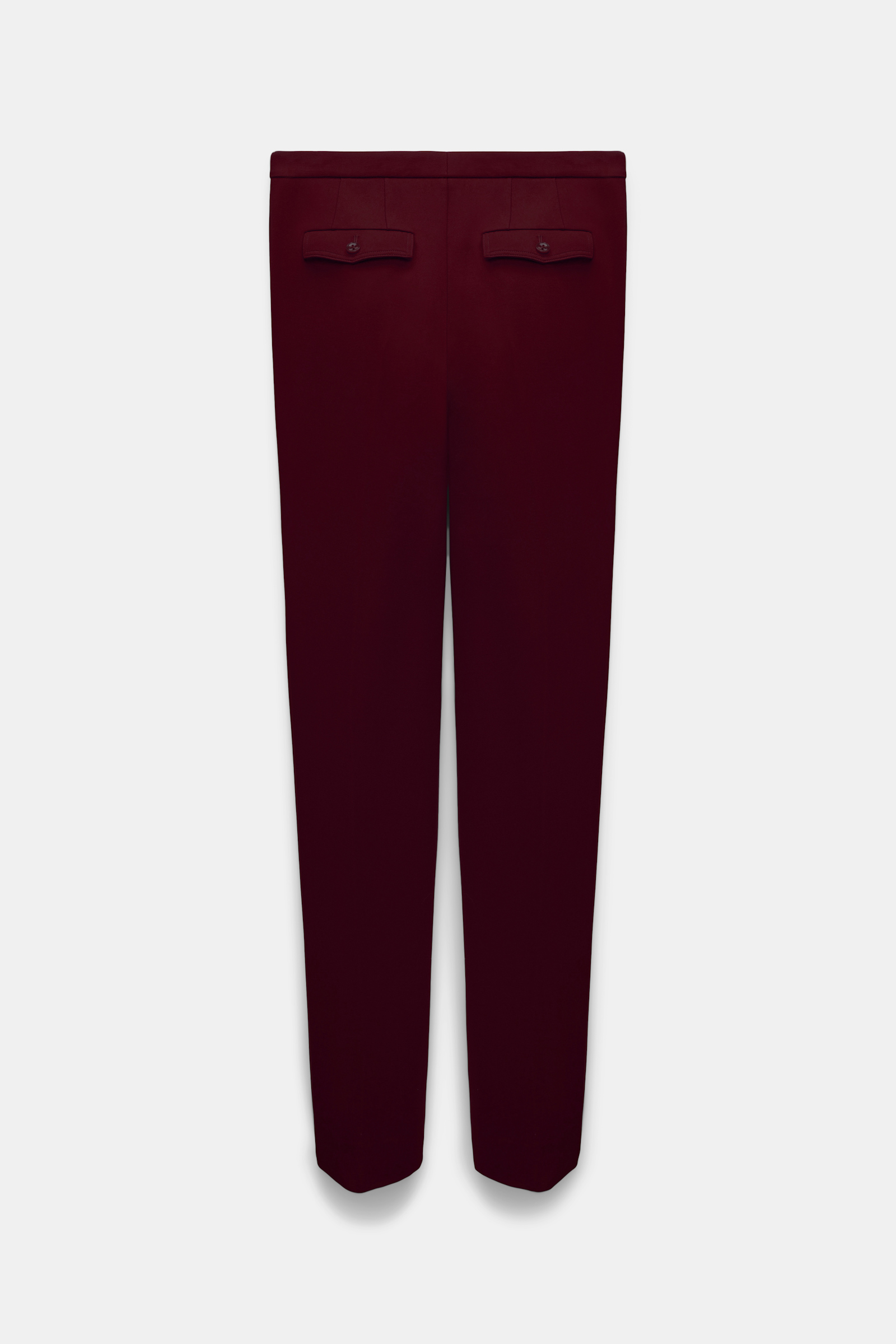 Dorothee Schumacher Lässige Hose aus Punto Milano dark burgundy