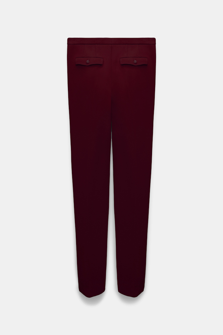 Dorothee Schumacher Casual pants in Punto Milano dark burgundy