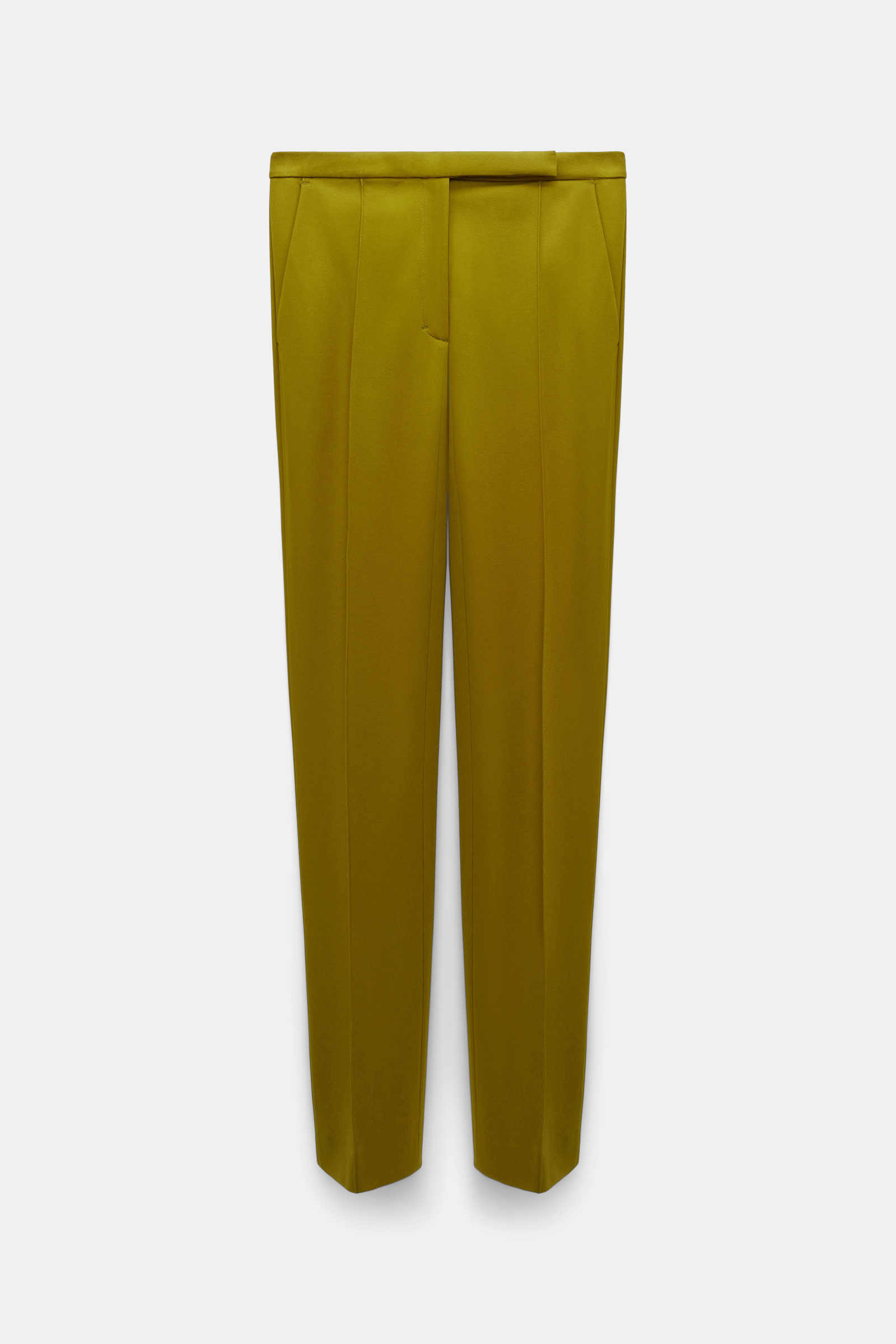 Dorothee Schumacher Casual pants in Punto Milano leguan green