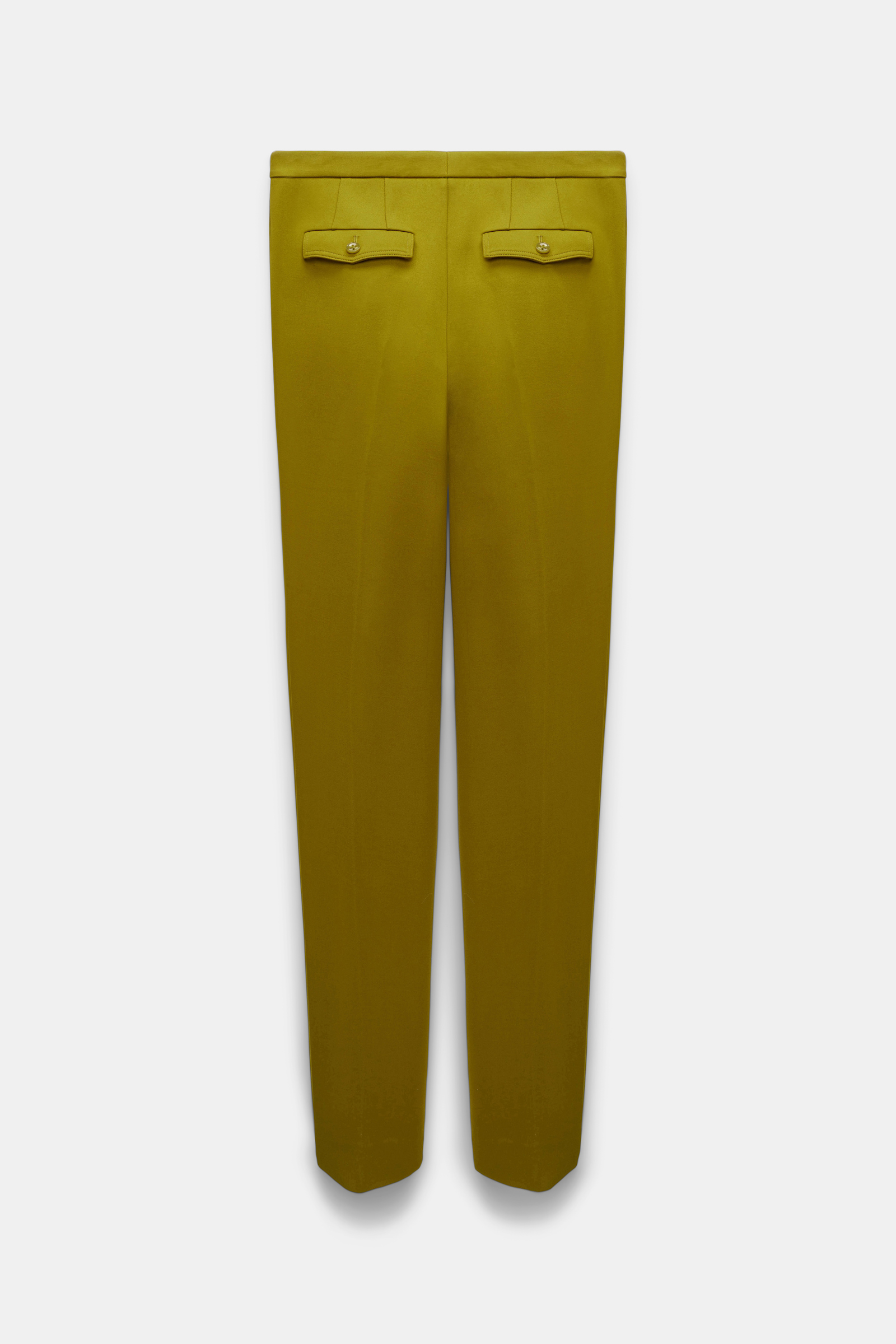 Dorothee Schumacher Casual pants in Punto Milano leguan green