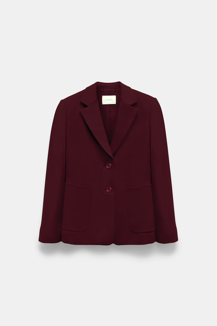 Dorothee Schumacher Blazer aus Punto Milano dark burgundy