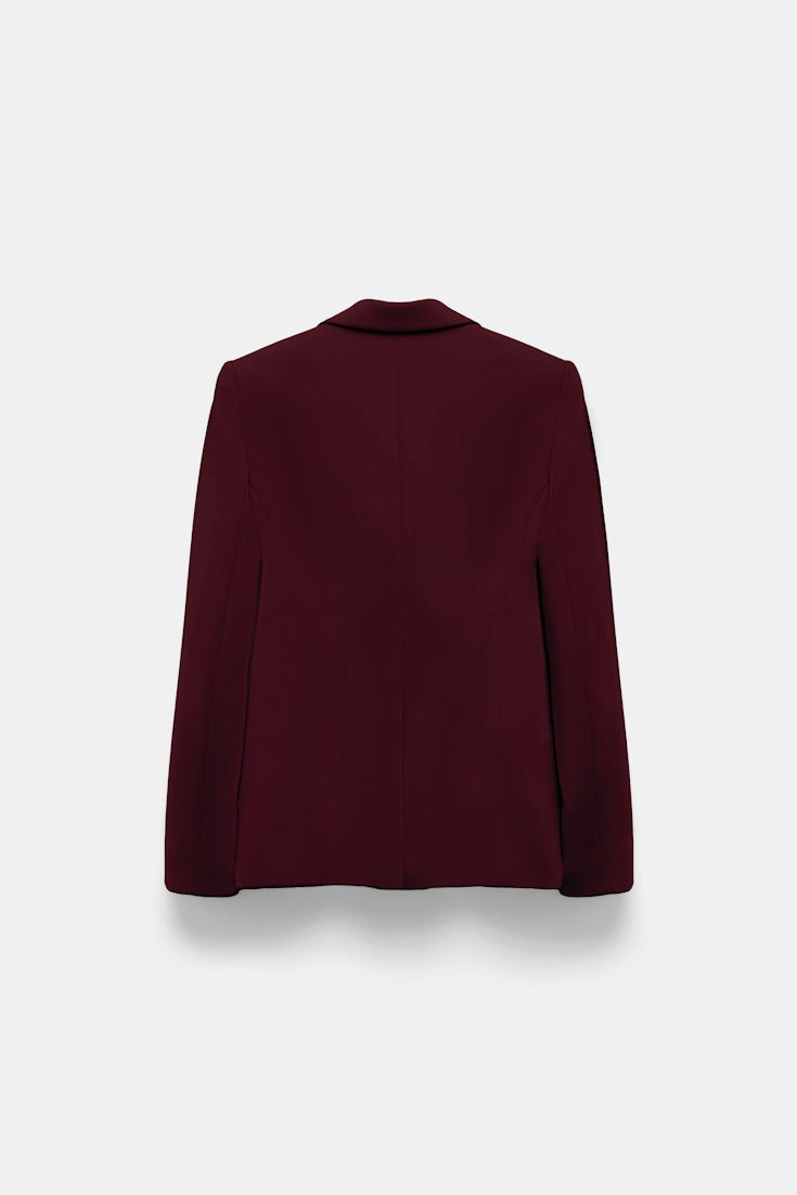 Dorothee Schumacher Blazer aus Punto Milano dark burgundy