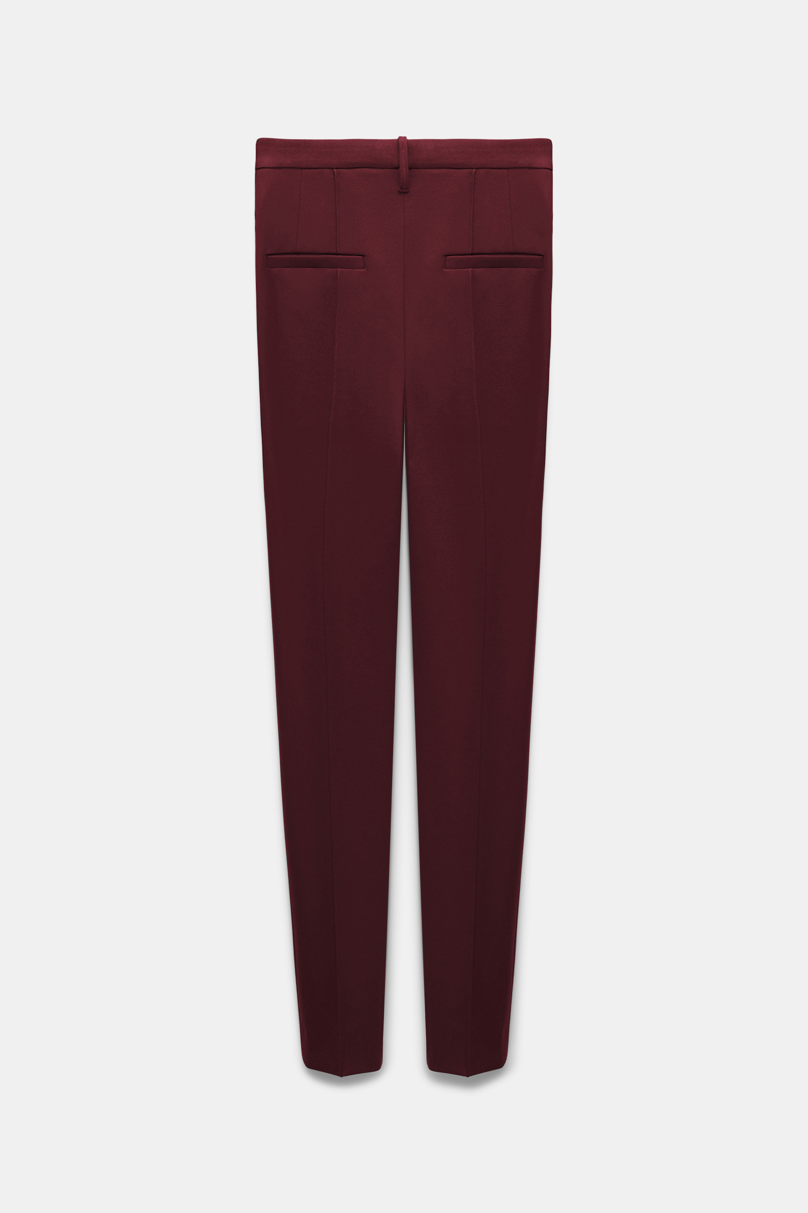 Dorothee Schumacher Zigarettenhose aus Punto Milano dark burgundy