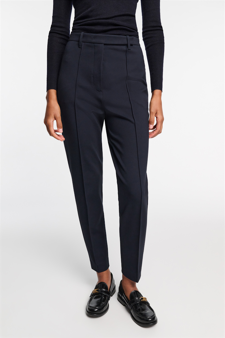 Dorothee Schumacher Cigarette pants in Punto Milano dark navy