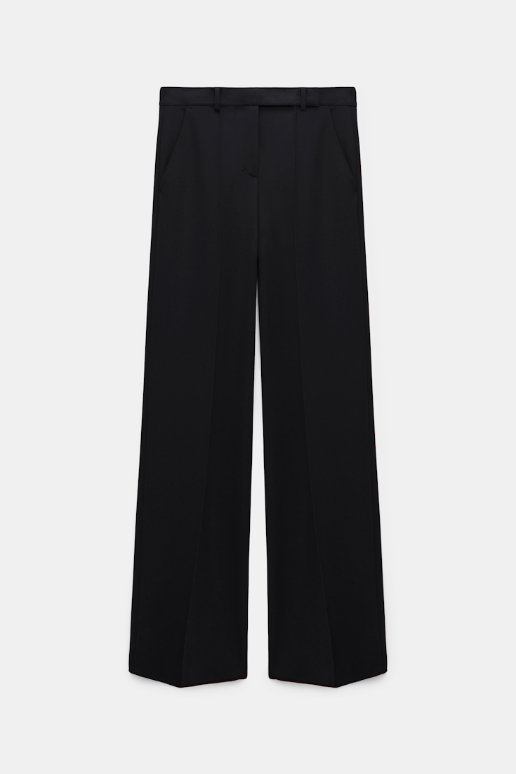 Dorothee Schumacher Wide leg pants in Punto Milano black