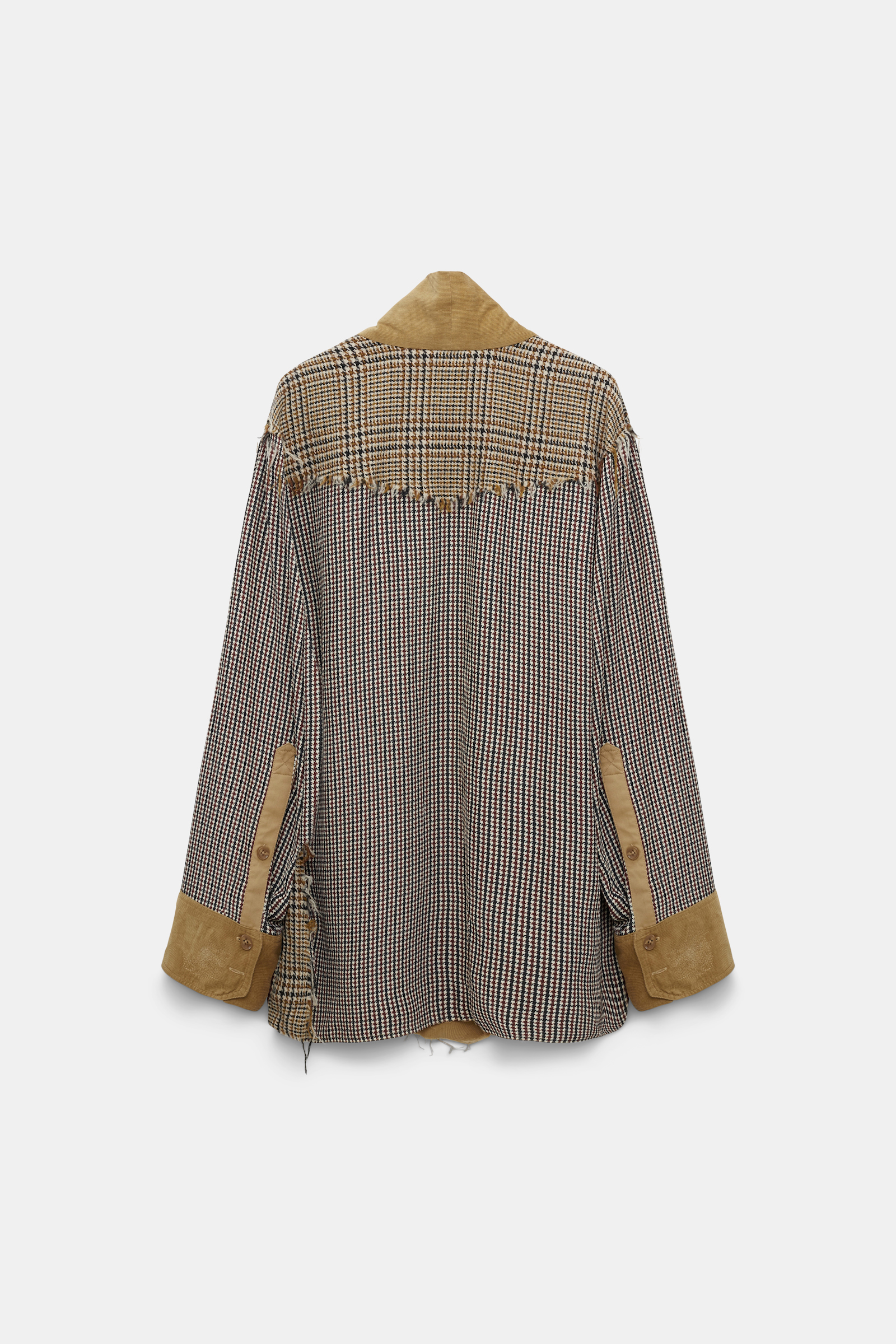 Dorothee Schumacher Shirt-Jacke mit Patchwork-Details pepita print