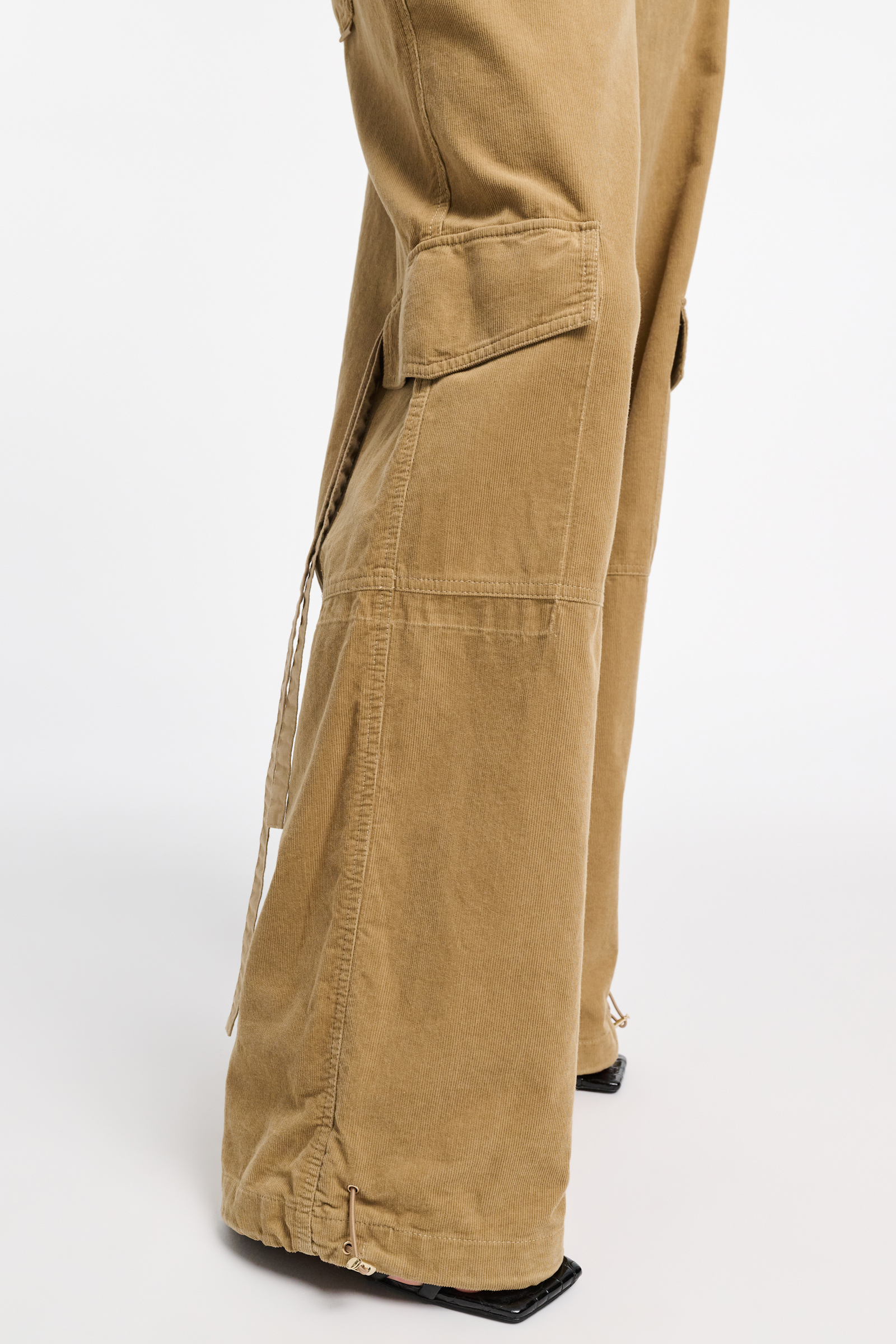 Dorothee Schumacher Corduroy cargo pants dusty camel