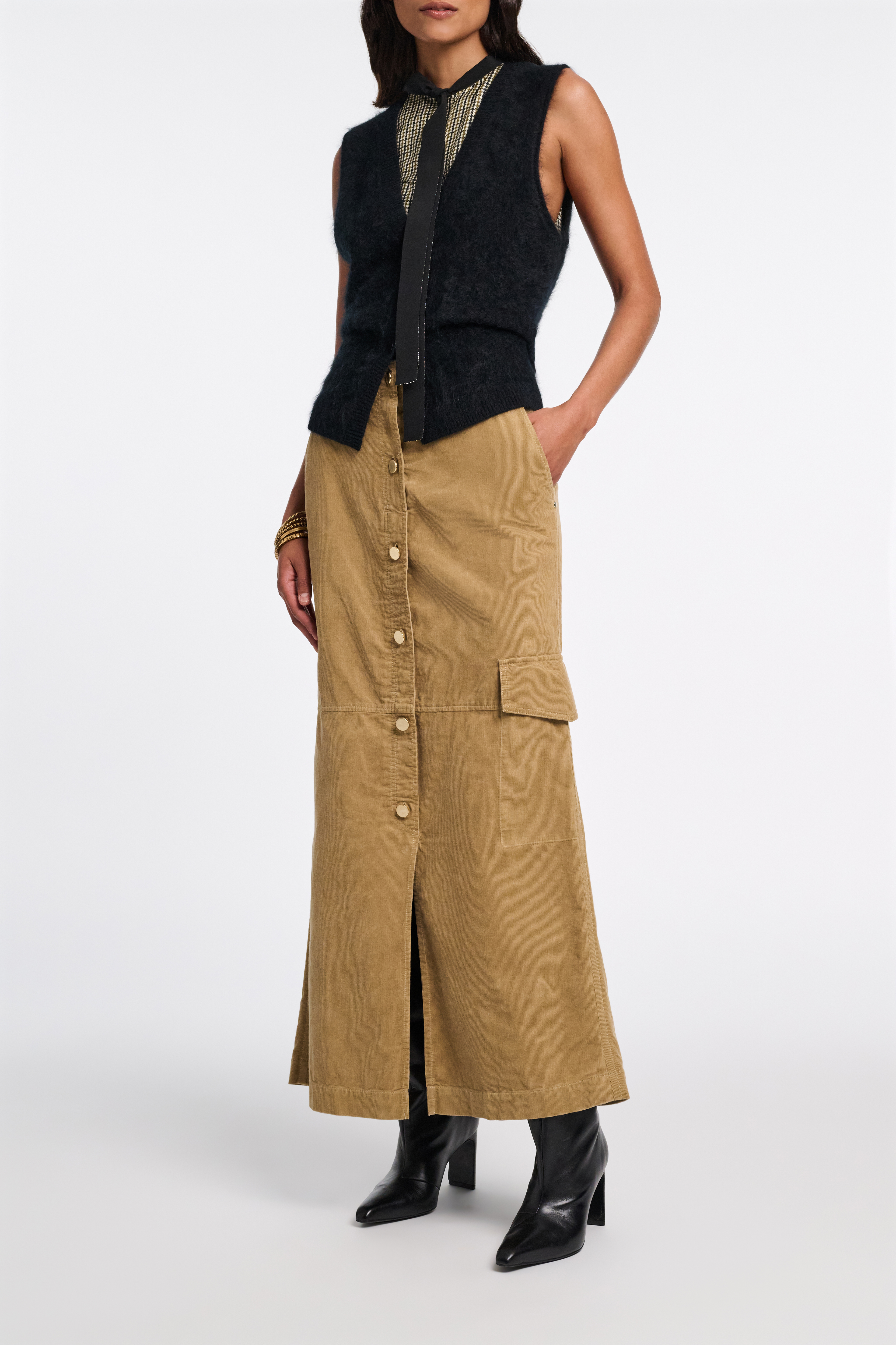 Corduroy utility skirt hotsell