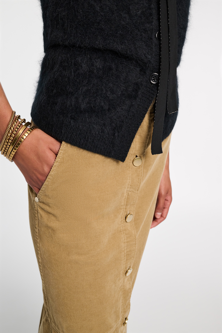 Dorothee Schumacher Corduroy cargo skirt dusty camel