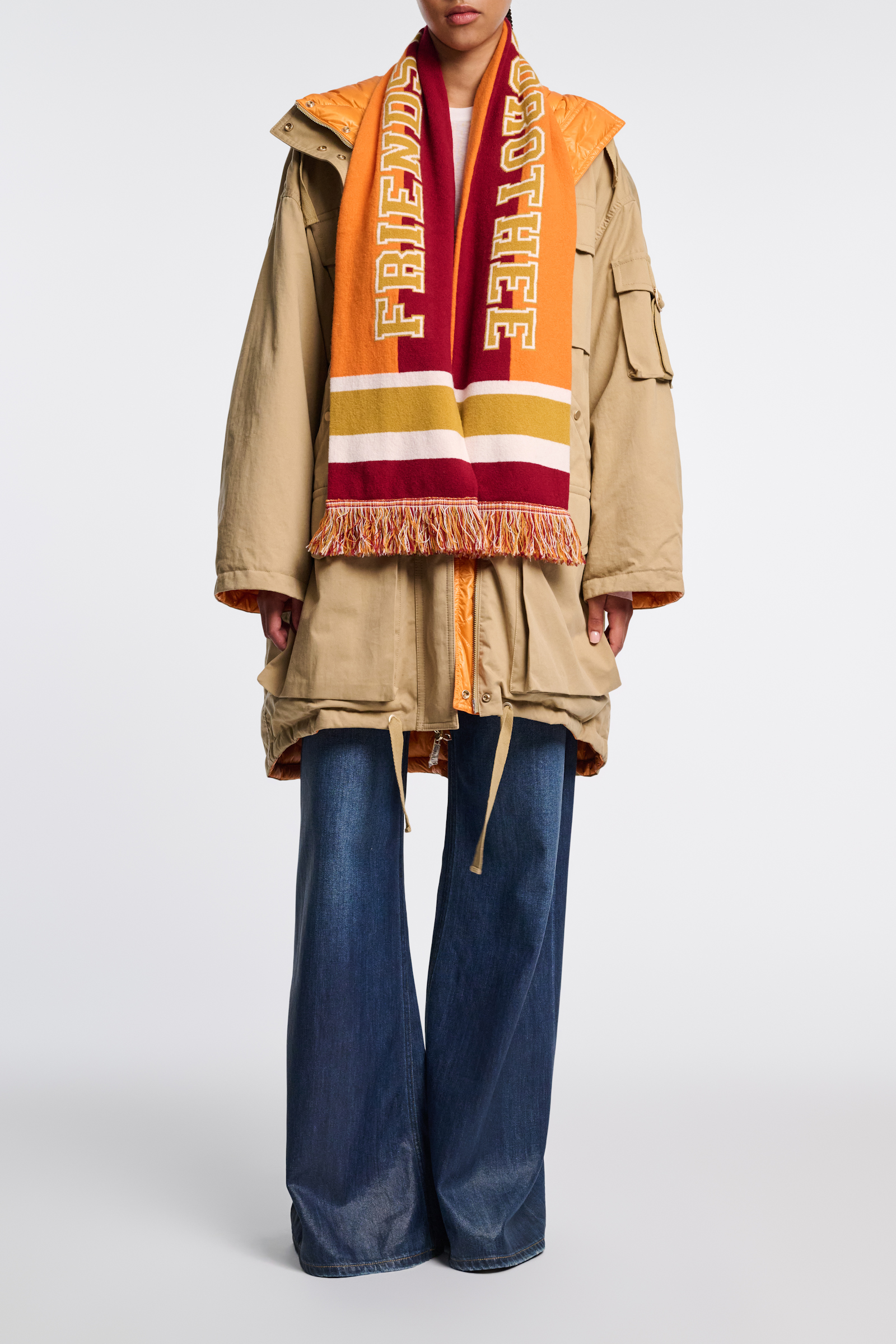 Dorothee Schumacher Wendbarer Parka aus Cotton desert orange