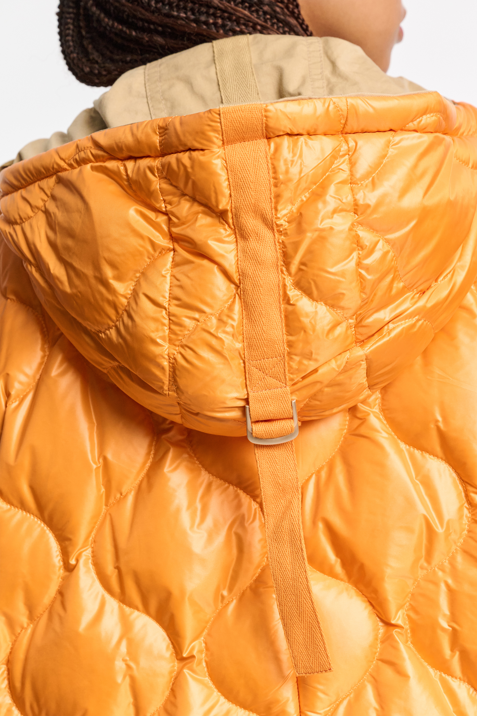 Dorothee Schumacher Reversible cotton parka desert orange