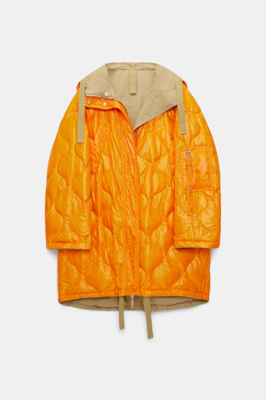 Dorothee Schumacher Wendbarer Parka aus Cotton desert orange