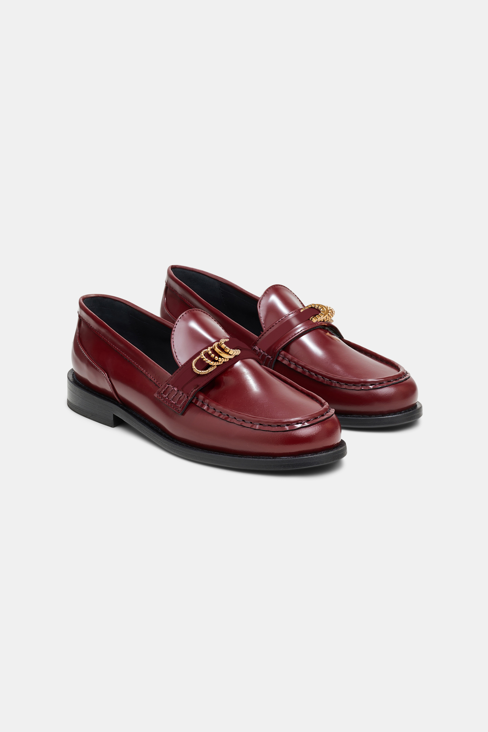 Dorothee Schumacher Loafer mit Signature D-Rings chestnut brown