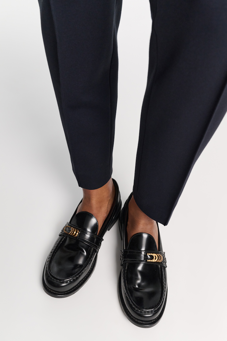 Dorothee Schumacher Loafer mit Signature D-Rings deep black