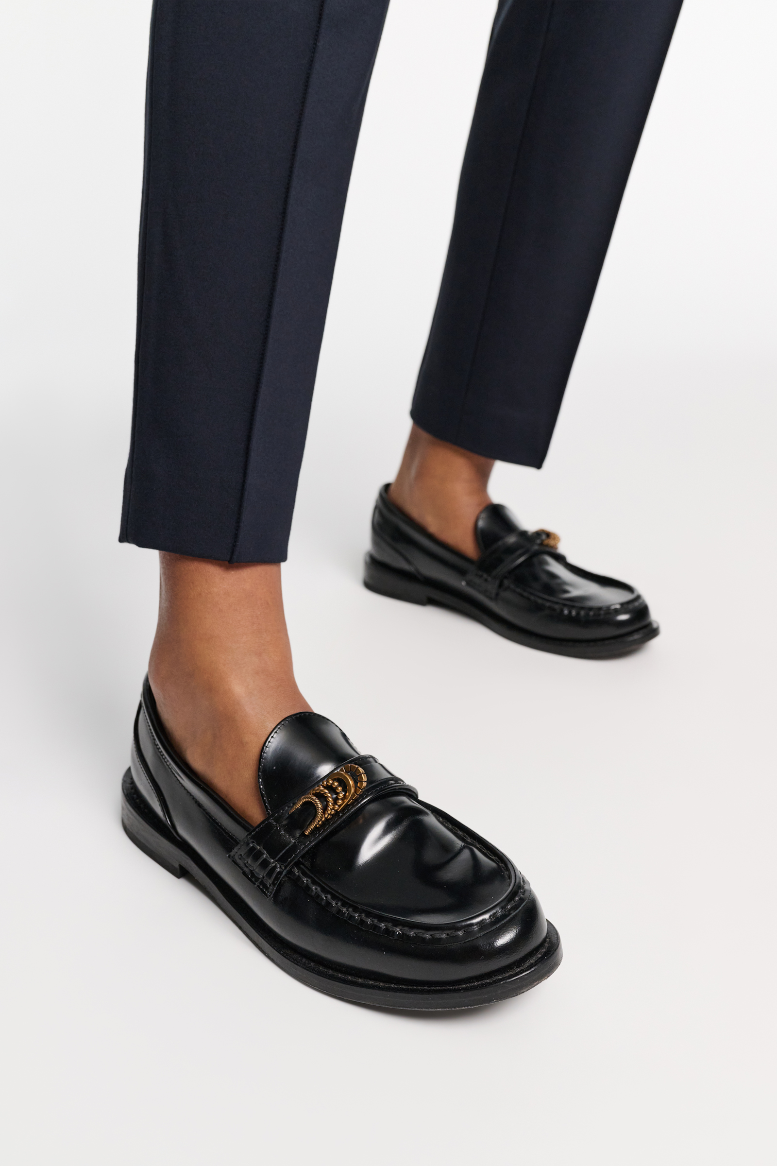 Dorothee Schumacher Loafer mit Signature D-Rings deep black