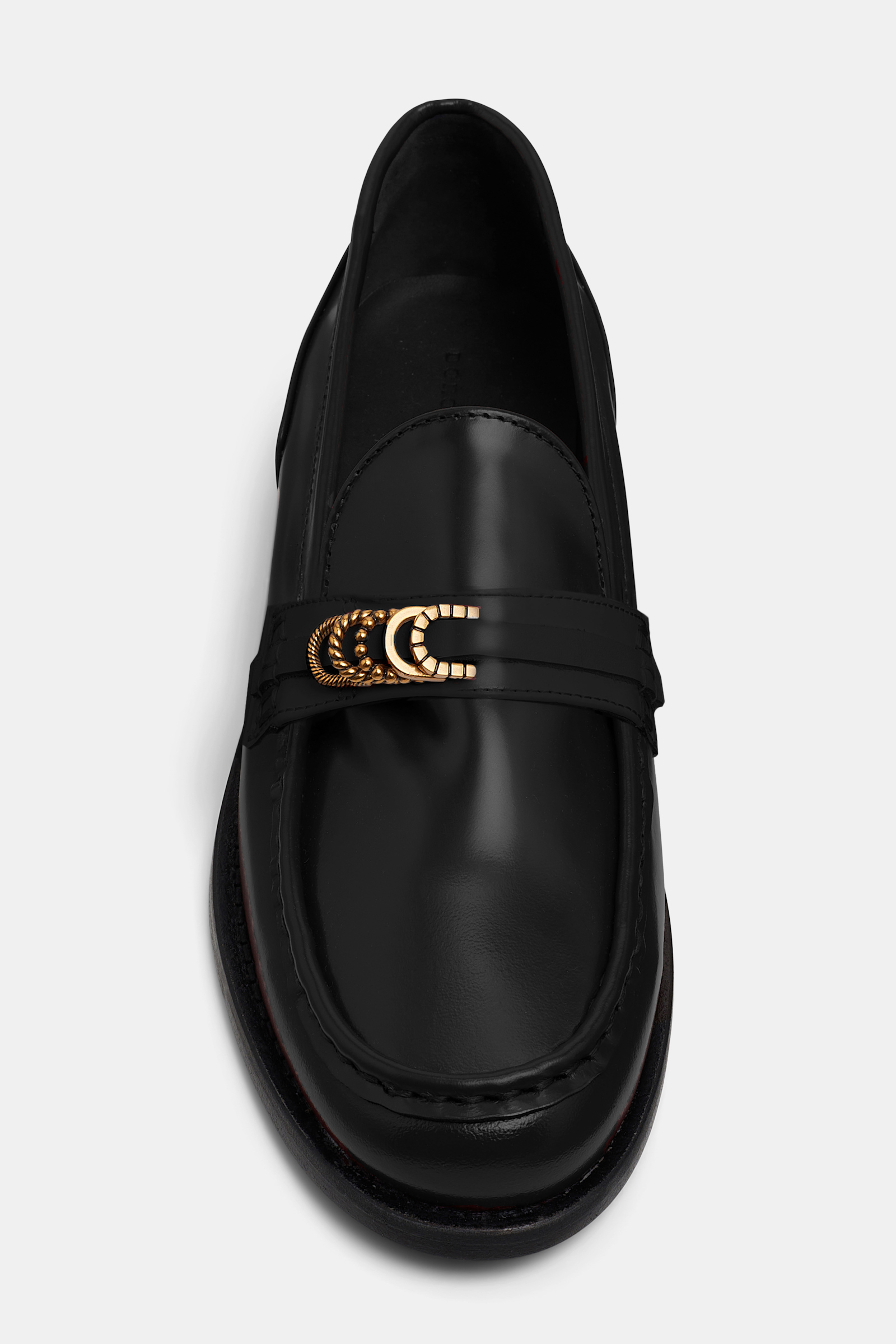 Dorothee Schumacher Loafers with fanned D-ring sash black