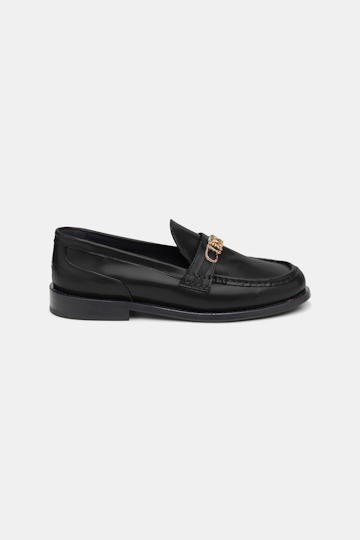 Dorothee Schumacher Loafers with fanned D-ring sash black