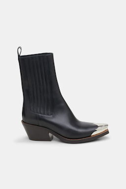 Dorothee Schumacher Chelsea boots with metal toe cap black