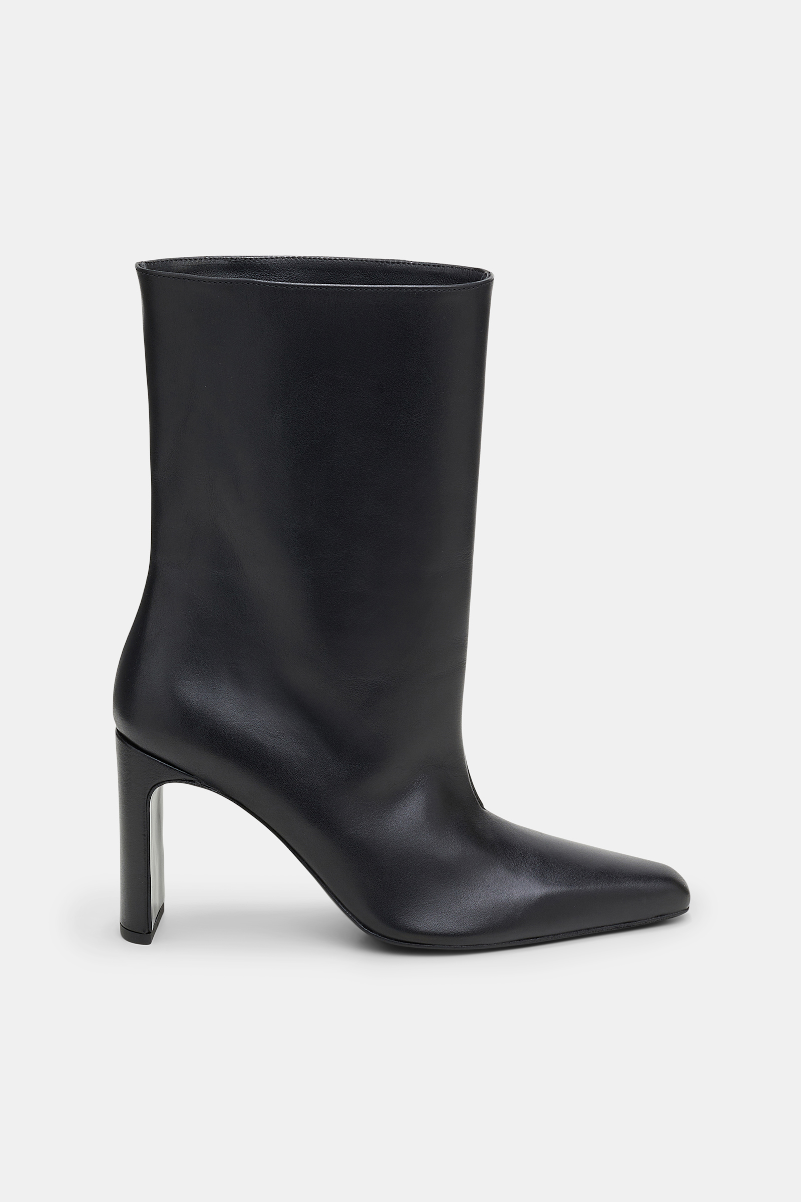 Dorothee Schumacher Kalbsleder Boots mit weitem Schaft deep black