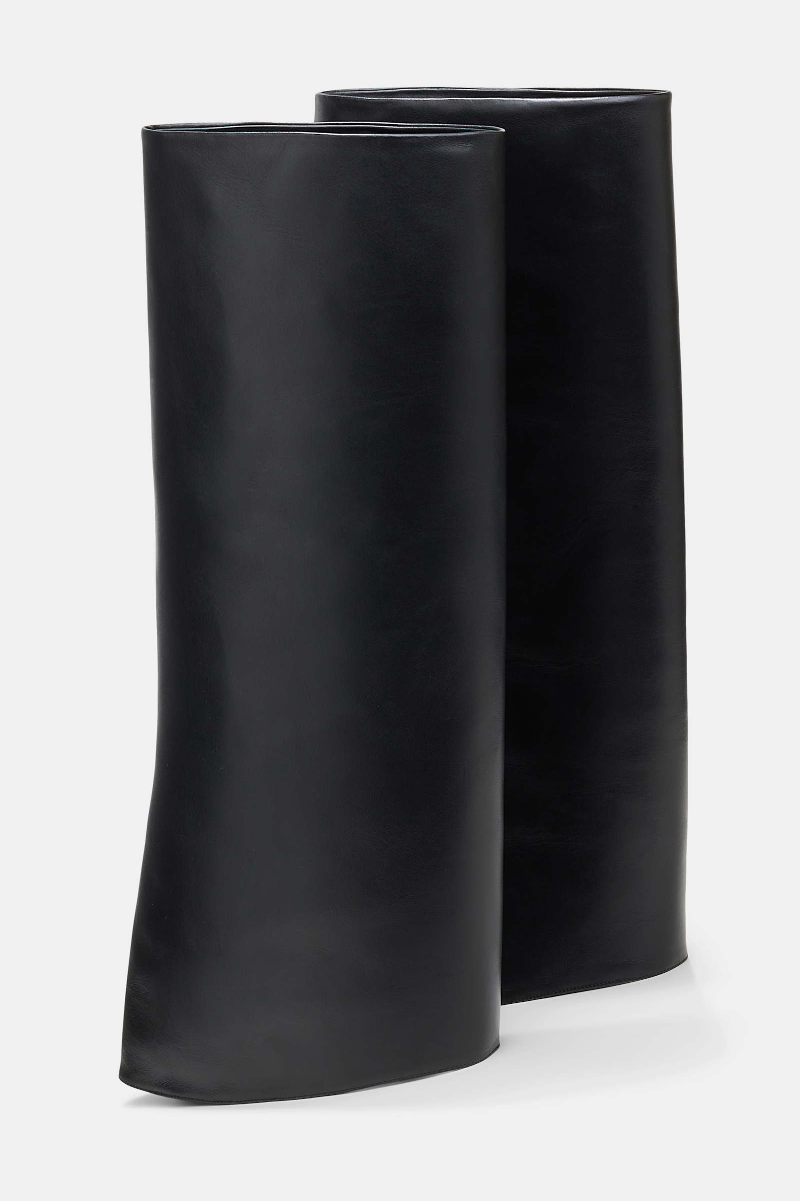 Dorothee Schumacher Wide leg leather spats black