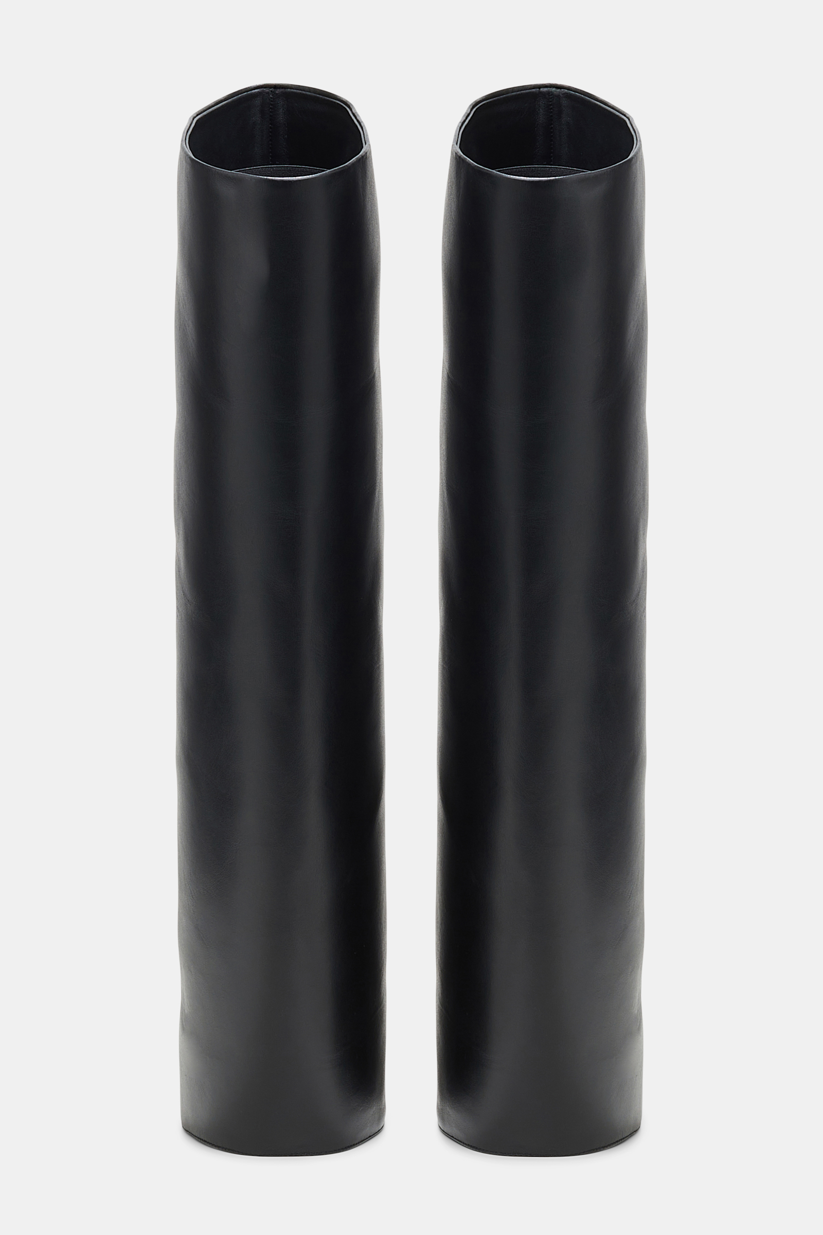 Dorothee Schumacher Wide leg leather spats black