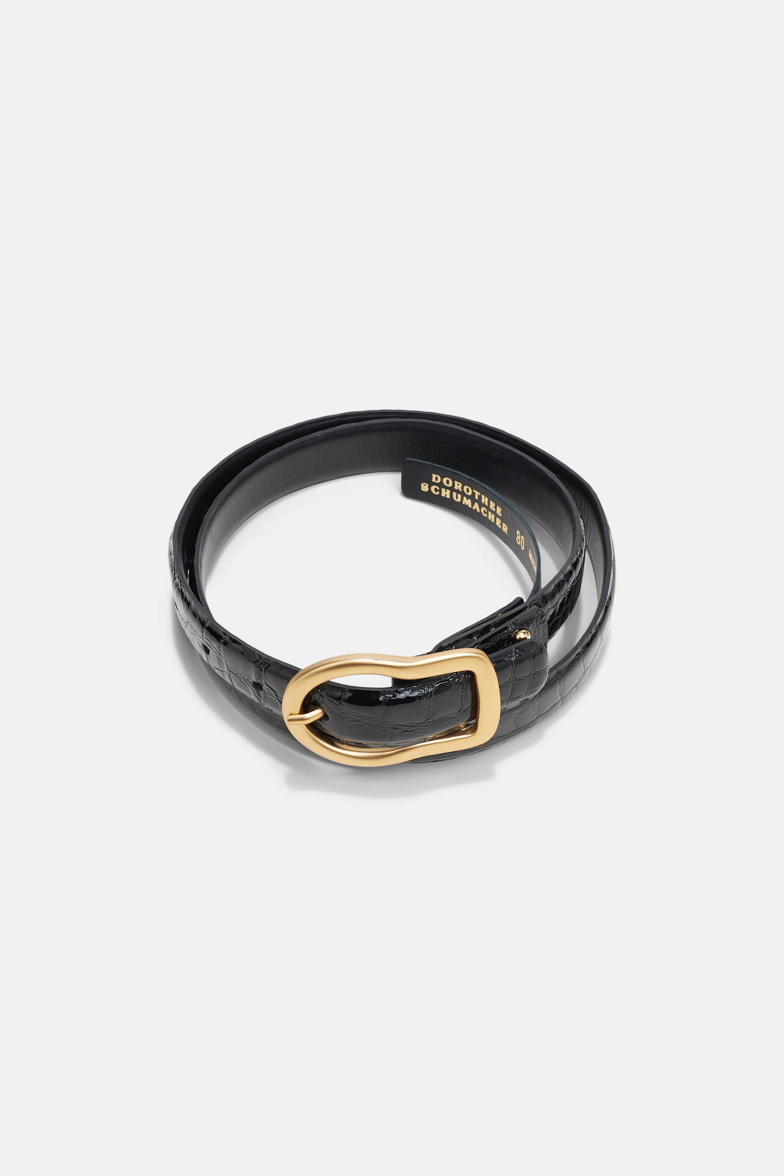 Dorothee Schumacher Reversible belt black