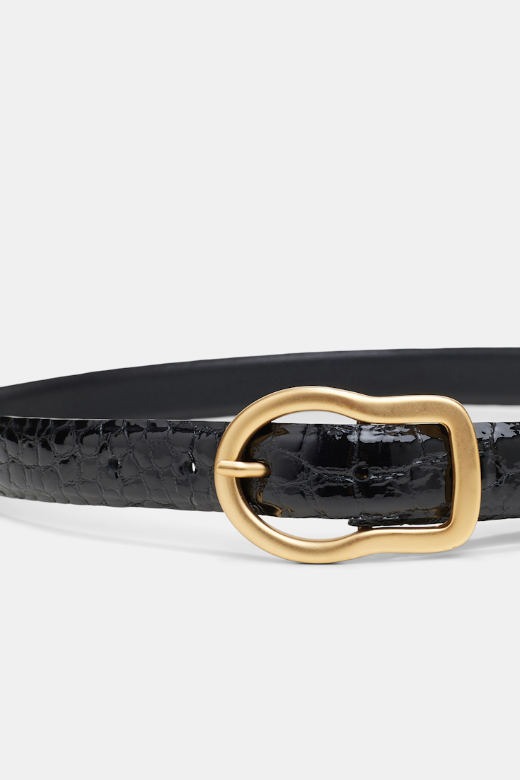 Dorothee Schumacher Reversible belt black