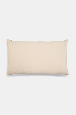 Dorothee Schumacher Large cushion with graphic diamond pattern cream-olive graphic