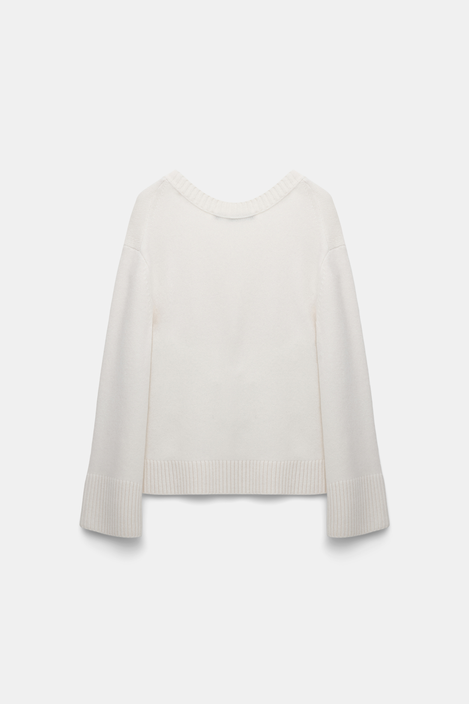 Dorothee Schumacher Softer Cardigan mit V-Ausschnitt aus Kaschmir-Mix lily white