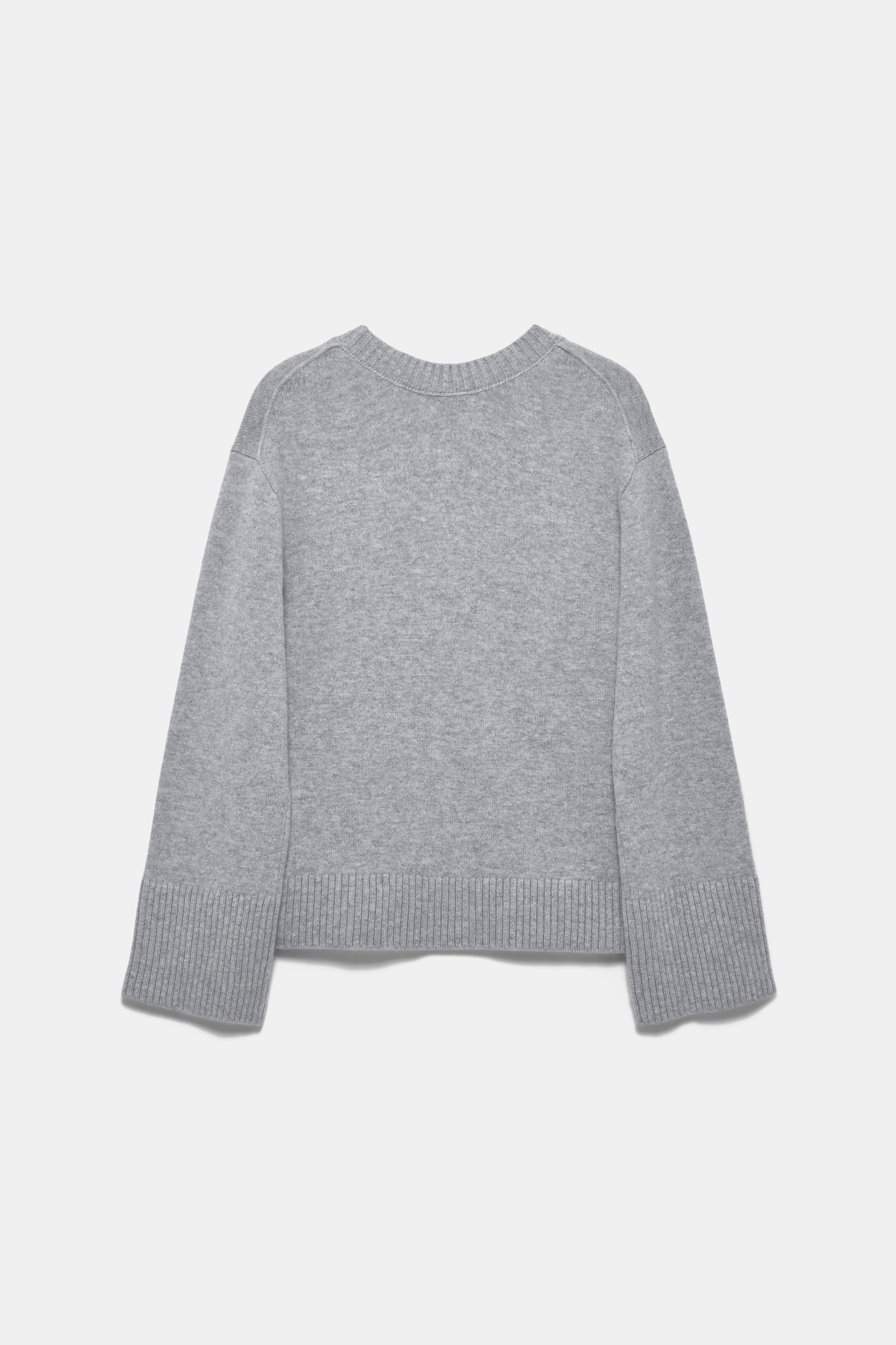 Dorothee Schumacher Soft cashmere-blend round neck cardigan marble grey