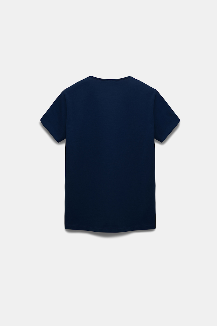 Dorothee Schumacher T-Shirt mit Rundhalsausschnitt true navy