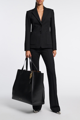 Dorothee Schumacher Blazer aus Punto Milano mit aufgesetzten Taschen pure black