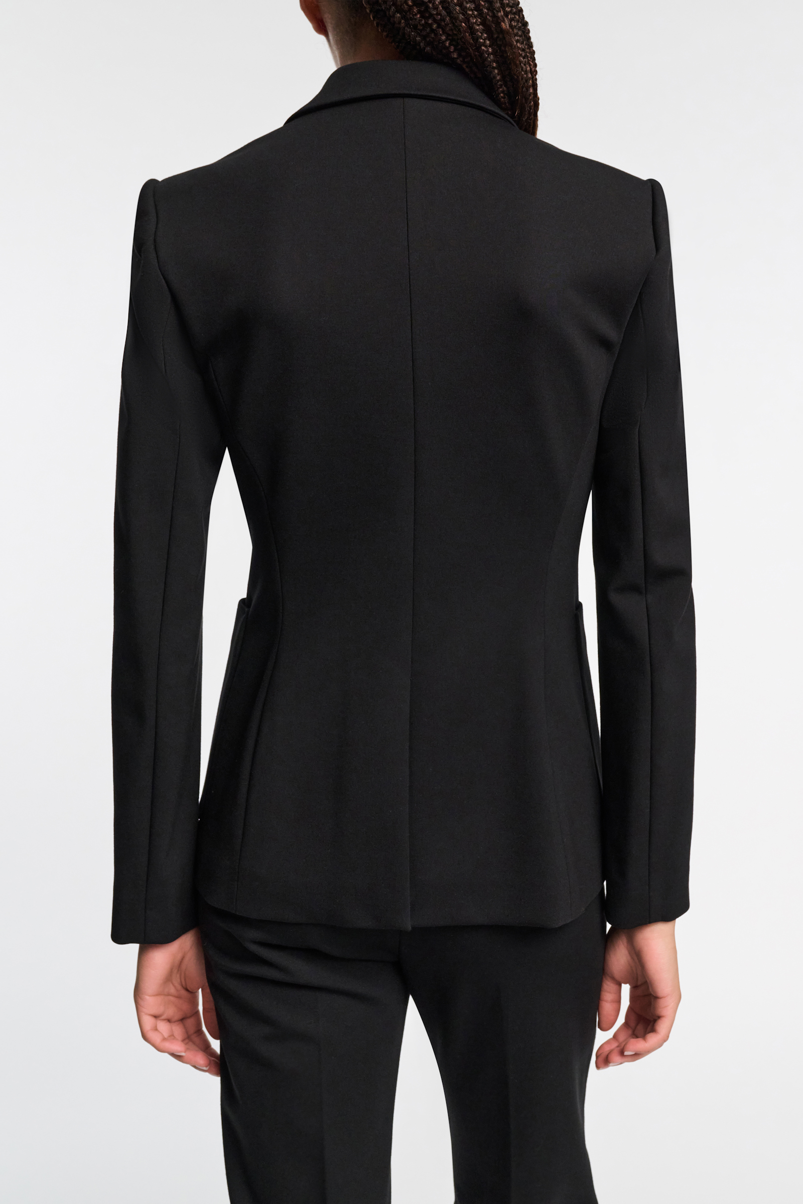 Dorothee Schumacher Blazer aus Punto Milano mit aufgesetzten Taschen pure black